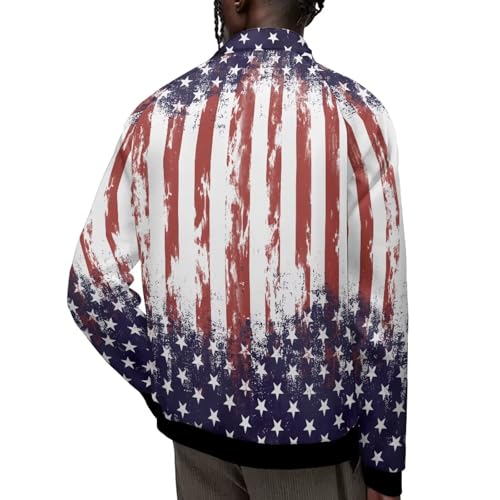 Image of Men's Lightweight Jackets Casual Full Zip Fleece Jacket Men Coats Fashion Long Sleeve Sweatshirt