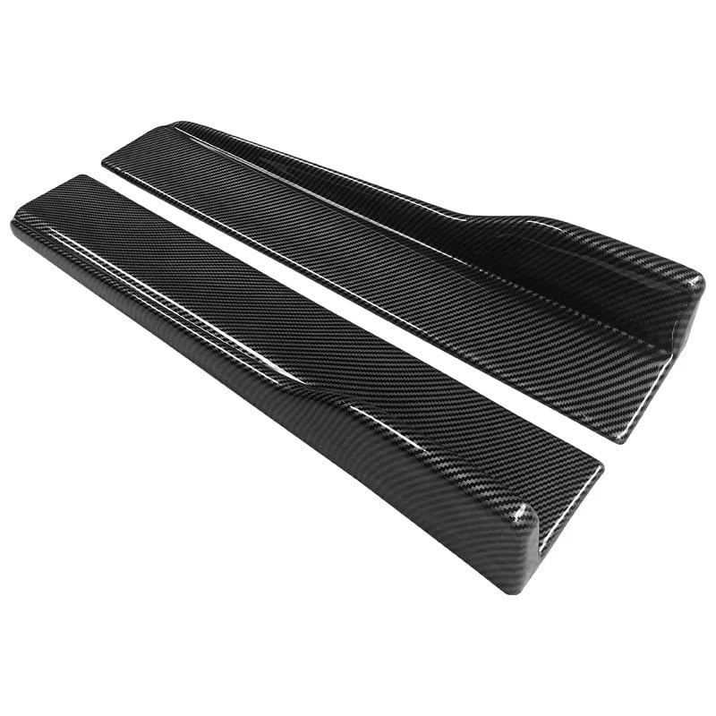 Faldón lateral universal de coche negro mate compatible con Serie E90 G30 X1 5