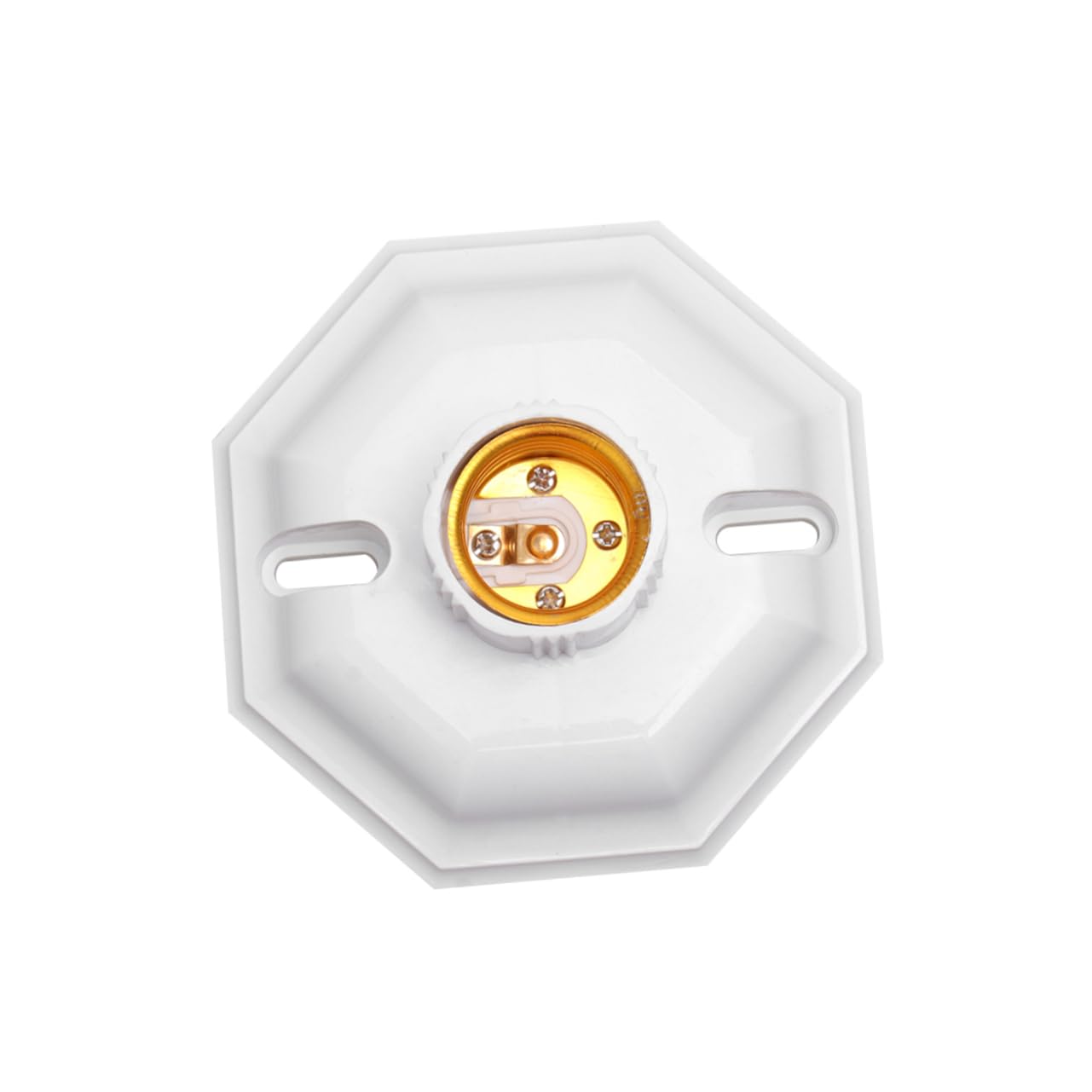Gadpiparty 12 Pz portalampada adattatore per lampadina decorazioni per feste di Natale attacco base lampadina e27 attacco luce e27 base leggera lampade PRESA staffa bianca
