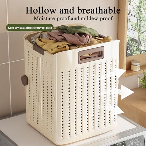 Panier à linge pliable à roulettes pour petits espaces et dortoirs - 8