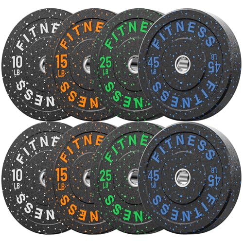 AMGYM 190lb 2 Inch Bumper Plate Set