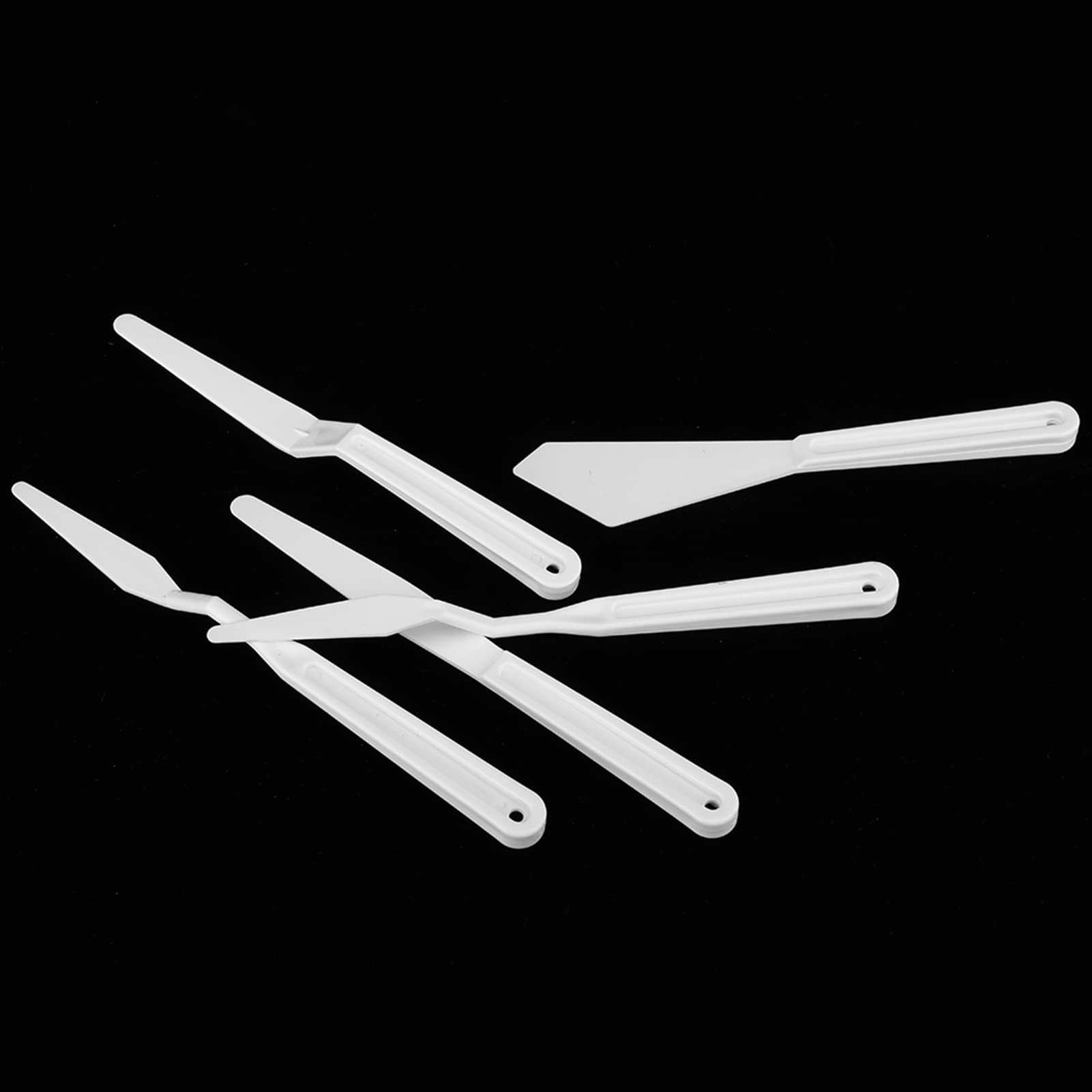 Palette Knife, Pallet Knife with 6pcs Plastic Palette Knives for Painting