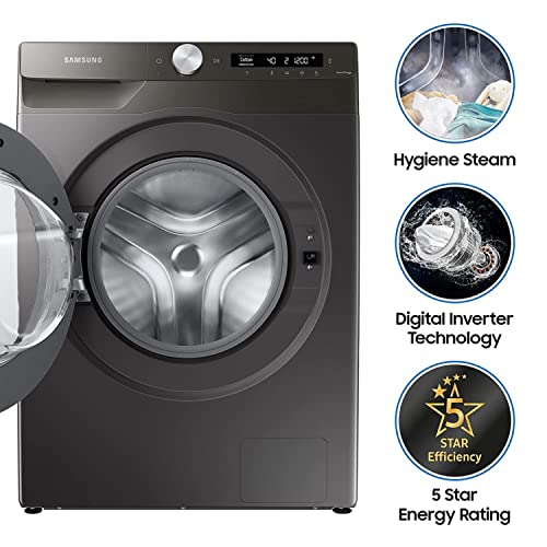 "Upgrade Your Laundry Game: Experience Ultimate Convenience with Samsung's 7 Kg 5 Star AI Control & Wi-Fi Front Loading Washing Machine (WW70T502NAN1TL, Inox, Digital Inverter)" "Upgrade Your Laundry Game: Experience Ultimate Convenience with Samsung's 7 Kg 5 Star AI Control & Wi-Fi Front Loading Washing Machine (WW70T502NAN1TL, Inox, Digital Inverter)"