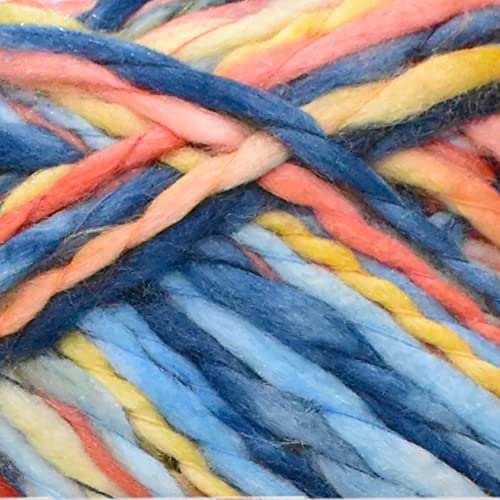 Image of Knitting Yarn Thick Chunky Wool, Sumo Macaw 600 GMS Best Used with Knitting Needles-XH Art-HCJ