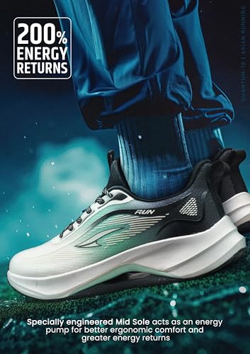 Image of ASIAN Quantum-13 Men's Lightweight Running Shoes | Breathable Sports Sneakers with Advanced Cushioning for Running, Training Athletic Sports Shoes for Daily Use
