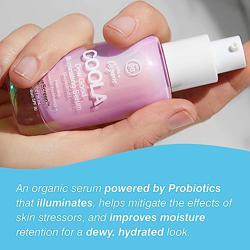 COOLA Dew Good Illuminating Serum Sunscreen SPF 30 (35 ml), White, 35 ml (Pack of 1) - Image 4