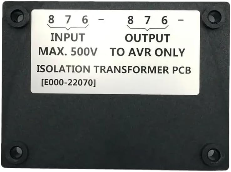 Isolation Transformer Board E000-22070 Compatible With Alternator Automatic Voltage Regulator MX321