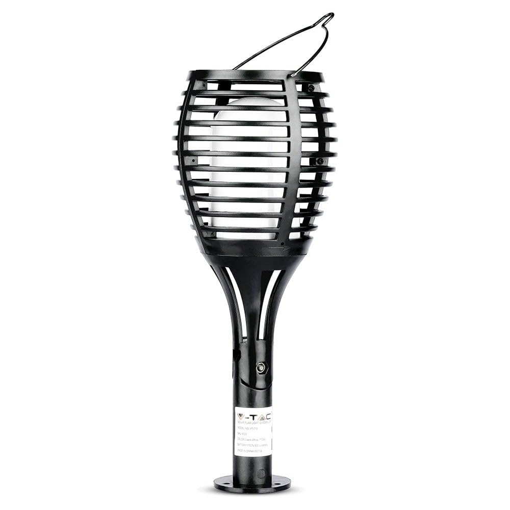 V-tac VT-719 Solarlamp fakkel met bewegende vlam en schemersensor