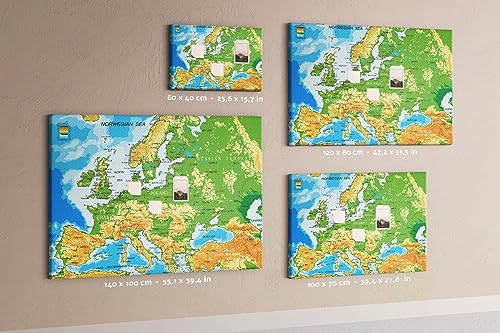 Tableau mural en liège pour planification de projets et gestion des notes