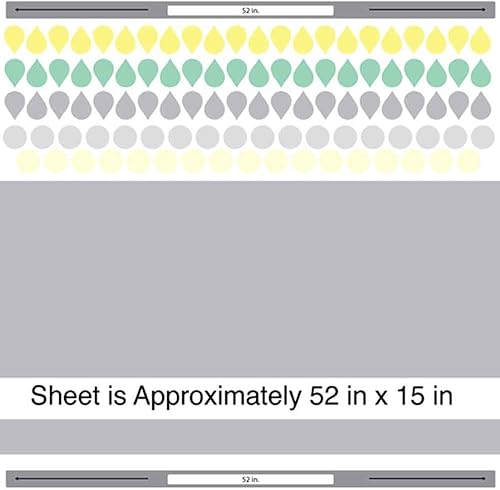 Miniatura 3 de Gotas & Dots Kit de calcomanía decorativo para pared – adhesivo decorativo para pared moderna por chromantics
