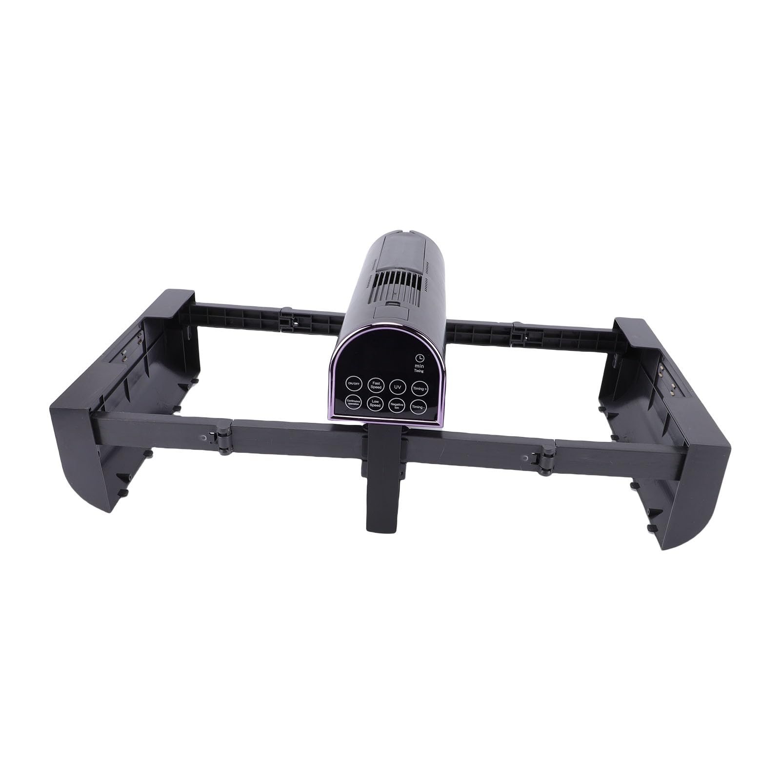 POENVFPO Secadora de Ropa Portátil, Secadora Eléctrica Plegable con Control Remoto Temporizador Iones Negativos 3 Modos de Secado y Luz UV, para Viajes RV Apartamento Casa Lavandería (GRAY)