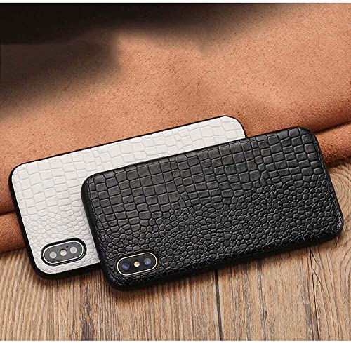 Coque de protection pour téléphone iPhone 8 Plus noir en cuir - 3