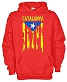 Settantallora - Felpa con Cappuccio KJ423 Barcellona Catalunya Taglia XXL