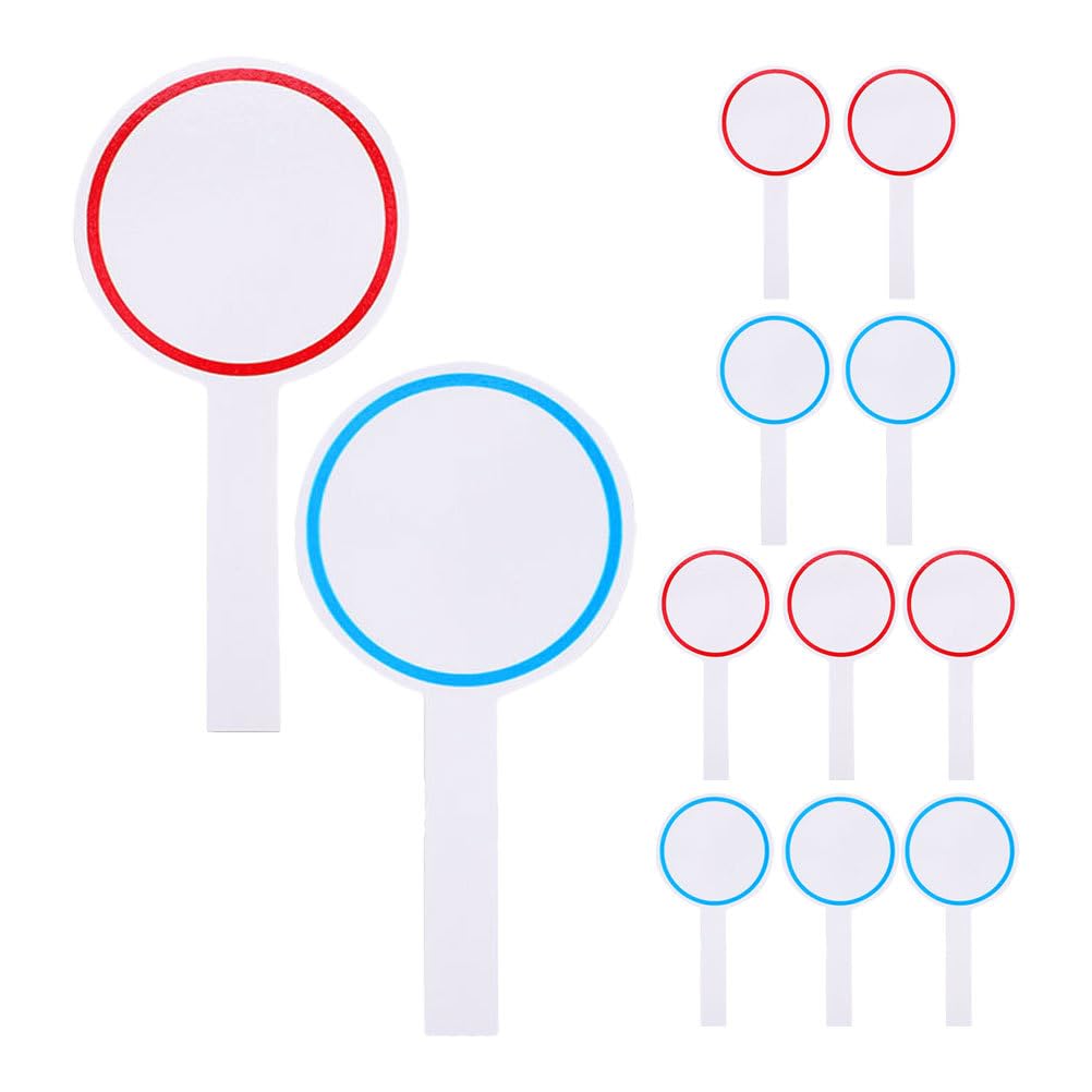 Lot de 12 tableaux d'affichage effaçables pratiques pour les petits élèves - Pratique pour écrire