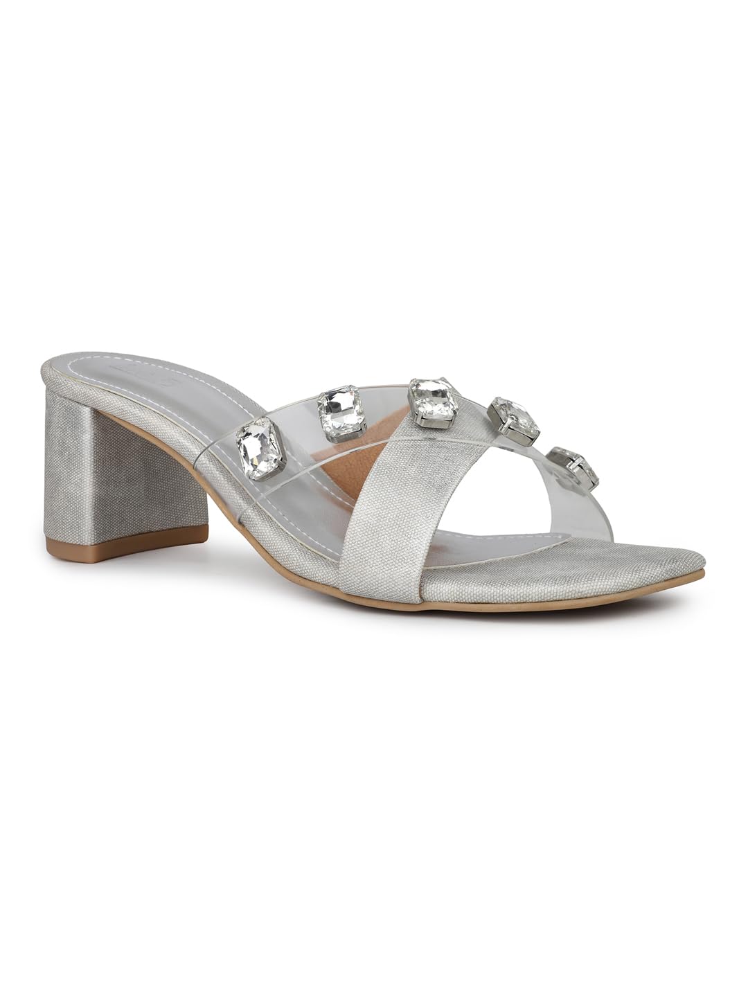 inc.5 Women Party And Club Wear Embellished Square Heeled Mules-picture-45