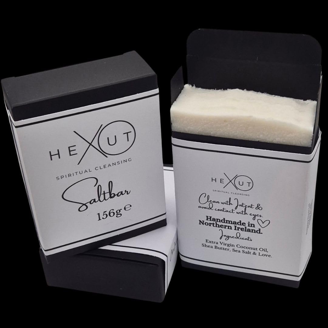 All Natural, Nourishing, Handmade, Sea Salt, Face & Body, HEXOUT Saltbar Soap, 156g, All Skin Types -Shea Butter, Coconut Oil - Image 4
