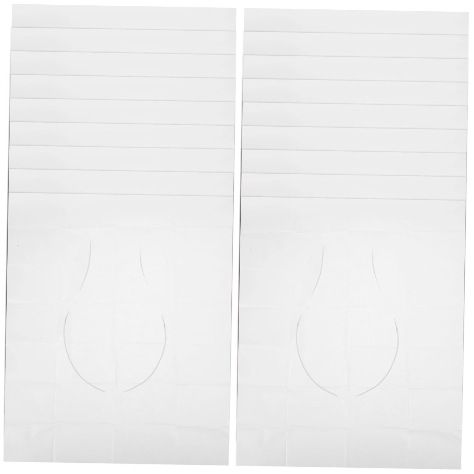 CIYODO 5-pack Disposable Toilet Seat Covers Pulp Mat Cushion Safe Sanitary for Home Travel Boys and Girls