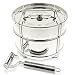 Instant Pot Steamer Insert Pans - STACKABLE 2-Tier - BEST Bundle - Fits 6 Qt & 8 Quart Instapot Pressure Cooker - 100% Stainless Steel - BONUS Accessories - Vegetable Peeler + eBook -With Lid & Holder