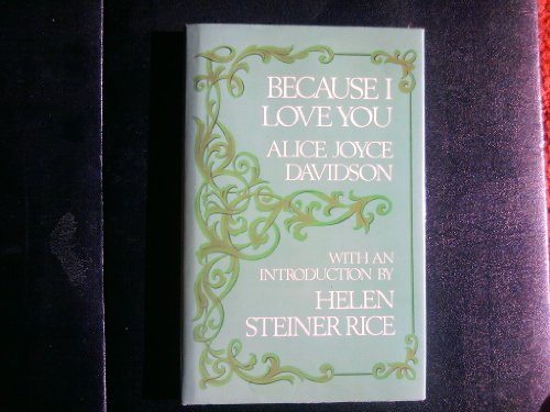 Because I Love You 0091498414 Book Cover