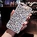 Produktbild Luxus Glitzer Hülle für Huawei Mate 20 Pro, Misstars 3D Bling Diamant Handyhülle Transparent Hart PC Rückschale mit Silikon TPU Rahmen Schutzhülle für Huawei Mate 20 Pro, Silber
