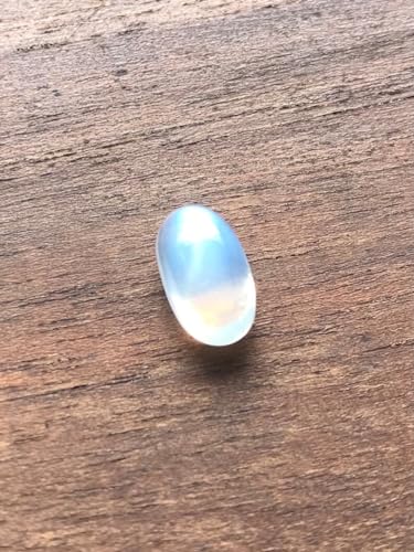 Pierre de lune naturelle ovale 12x7mm calibrée pour réparer ou remplacer une pierre de bague perdue - 4