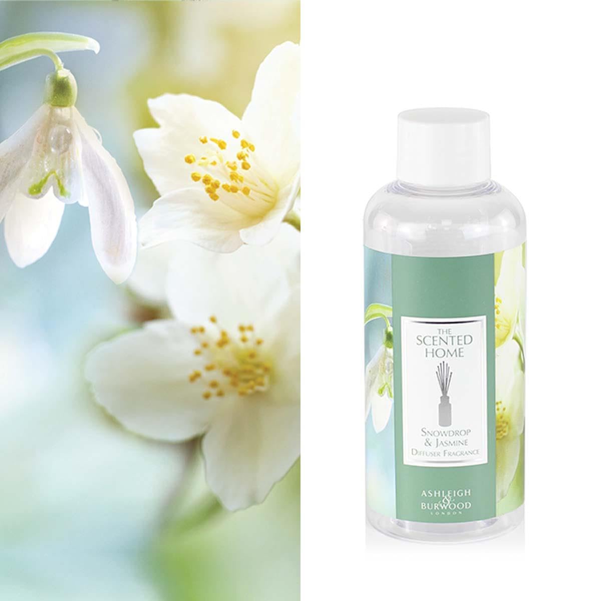 Ashleigh and Burwood Snowdrop & Jasmine Reed Diffuser Refill