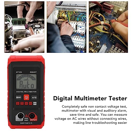 Image of Digital Multimeter Kit 4000 Counts Smart Non Automatic Ranging Ohm Amp Volt Tester, Accurately Measures Voltage Current Meter
