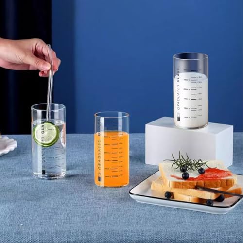 Vaso medidor de vidrio 10 oz para líquidos miniatura 2