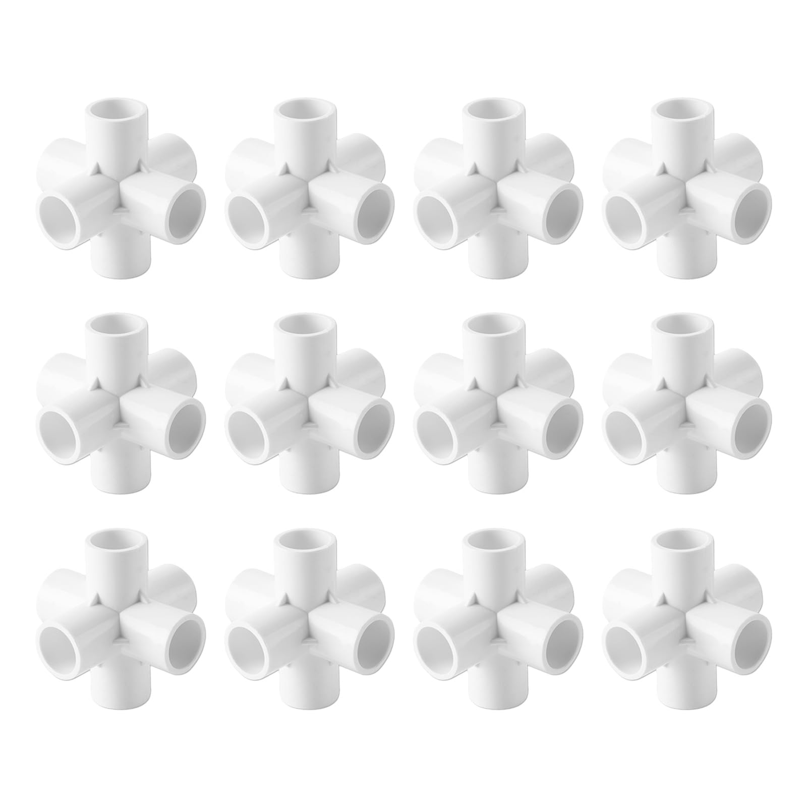 Oxxggkao Multicolor 12Pack Farm Irrigation Water Pipe Fittings Durability Quickly Valves Plumbing Connectors For Indoor And Outdoor Use Water Pipe Fittings