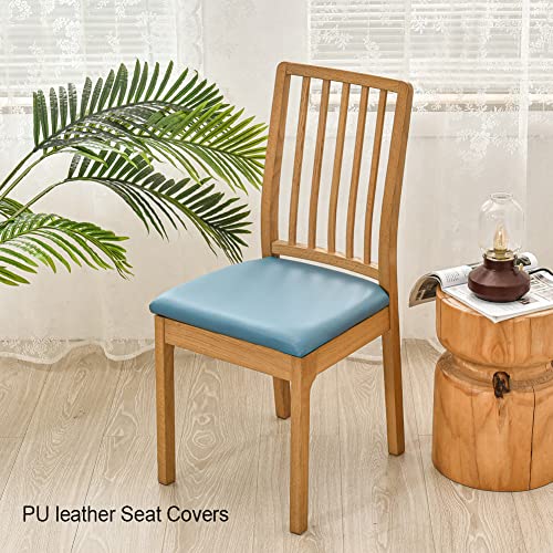 Housses de chaise imperméables stretch et revêtement simili cuir durable