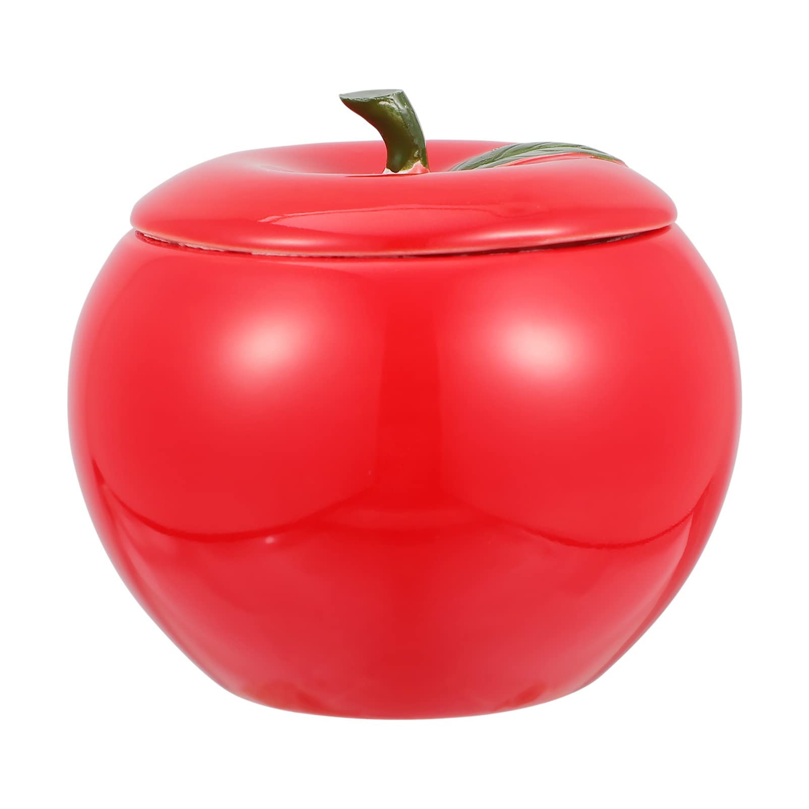 Amazon.com: Alipis Cookie Jar Apple Shaped Ceramic Canister