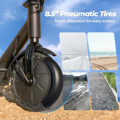 Image of Electric Scooters - Electric Scooter for Adults, 500W /1500W Motor, 18 /21 /25 Max MPH, 21 /28 Miles Range, APP Control, Cruise Control, Lightweight Foldable E-Scooter