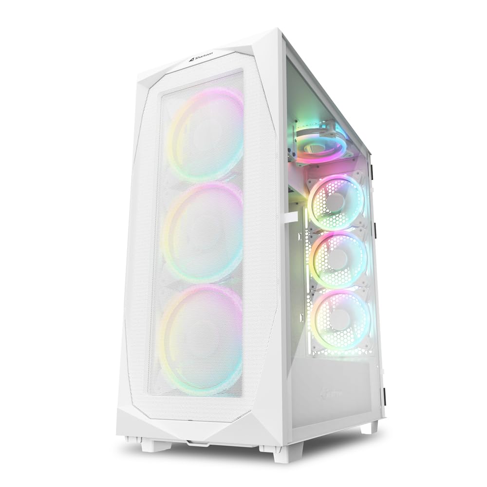 Sharkoon REV300 - Tower - PC - Schwarz - ATX - EATX - micro ATX - Mini-ITX - Geh?rtetes Glas - Taschenl?fter (4044951039593)