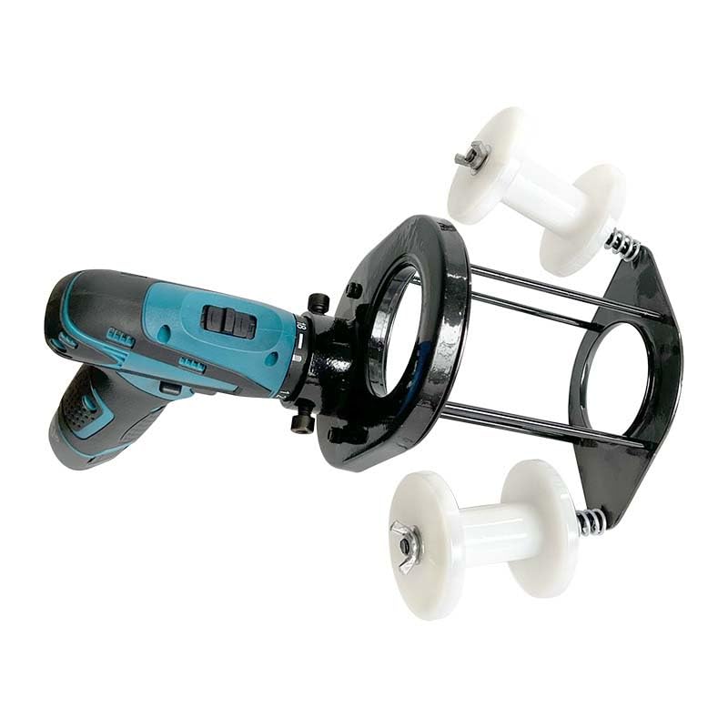 Máquina de bobinado de bobina, máquina de envoltura de cinta, batería de litio dual de 12 V con apertura de 70 mm para una estanqueidad ajustable y mango ergonómico para espirales y bobinas de motor