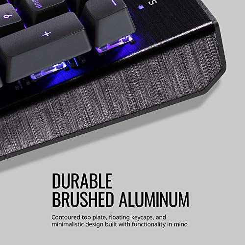 Cooler Master Ck552 Full Mechanical Gaming Pc Keyboard Gateron Linear Red, Switches, Customizable Rgb Illumination, On-The-Fly Controls, Aluminum Top Plate, Qwerty (Ck-552-Kkgr1-Us) #TOP1