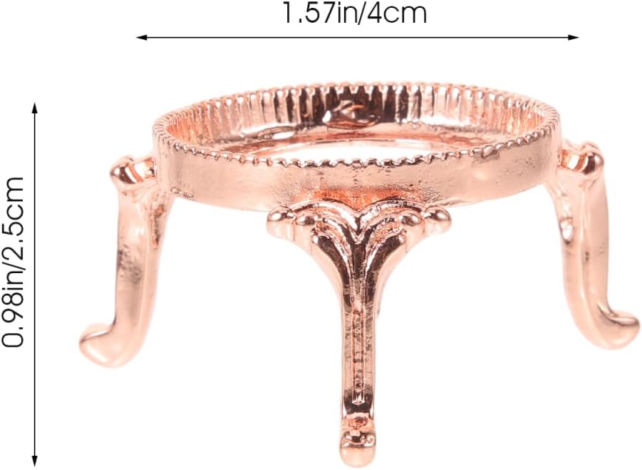 DOITOOL Metal Crystal Ball Display Stand 2 Pack Desktop Sphere Holder for Home Office Table Centerpiece 1.57X1.57X0.98 Inches