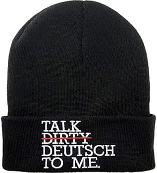 beanie Beechfield - zwart - Grappige tekst - muts - Eigenwijs is ook