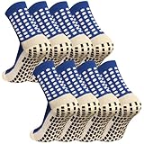 MIHAIR Men's Grip Soccer Socks Anti Slip Athletic Socks...