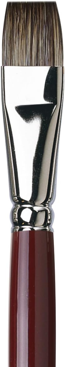 da Vinci Oil & Acrylic Series Oil Paint Brush, Bright Russian Black Sable, Size 16 (1840-16)