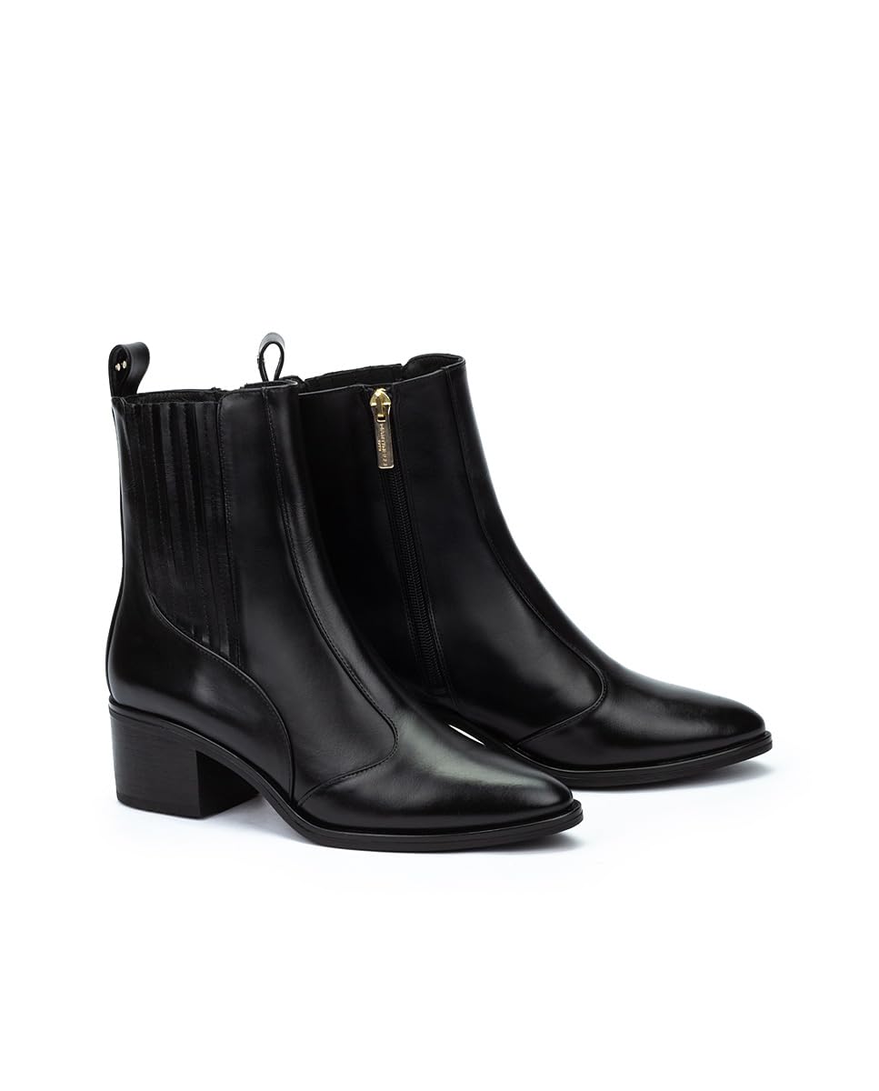 MARTINELLI Zinnia Botines de Tacón Mujer | en Cuero | Cierre con Cremallera | Tacón Alto | Talla EU 35-42