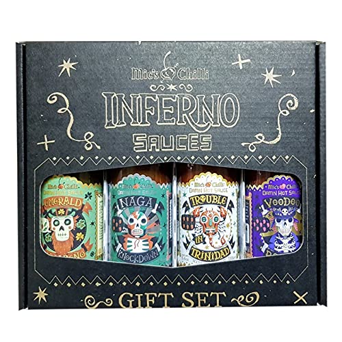 Mic's Chilli - Inferno Sauces Gift Set - 1 unidad de 620 gramos Cover