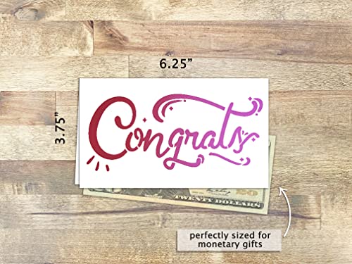 Hand Inked Card Making Kit. Diy Greeting Card Stencil Set. Stationary Box With Card Making Supplies. Includes 50 Blank Cards, 50 Envelopes, 6 Stencils And 5 Brush Pens #TOP3
