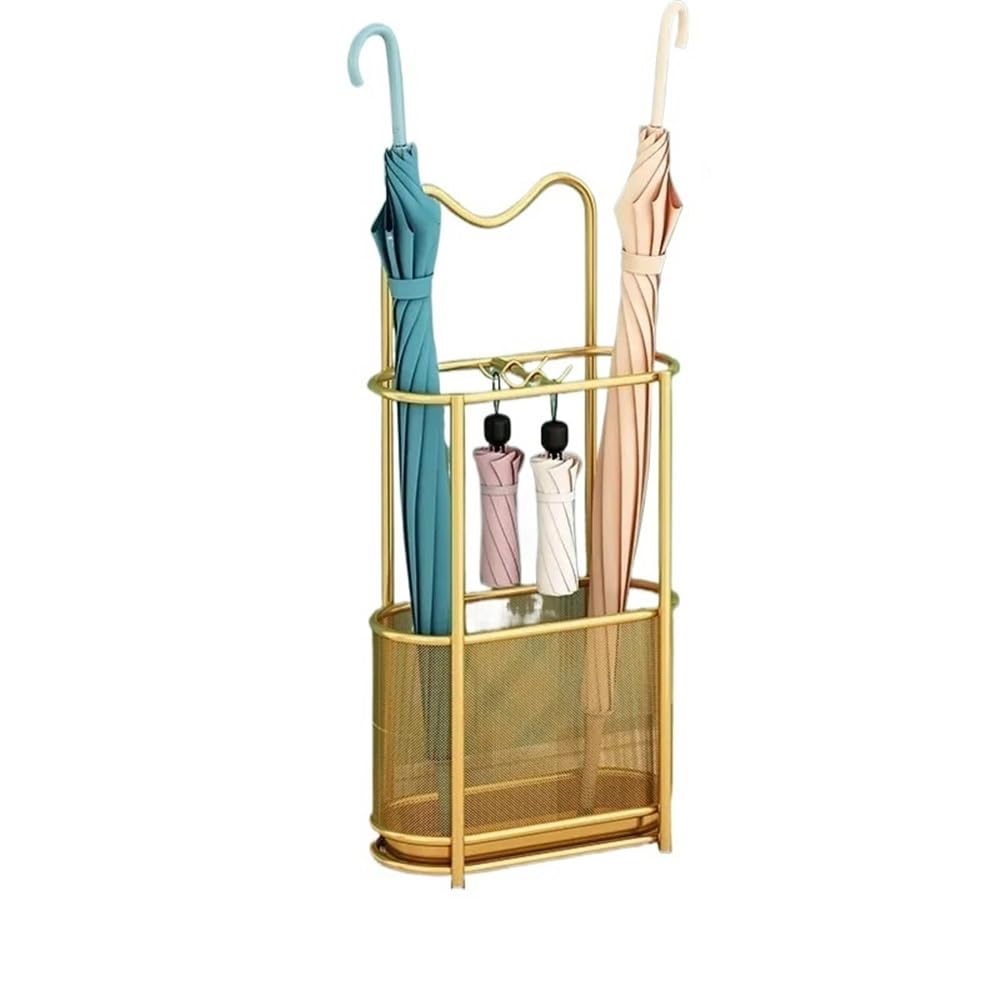 Porte-parapluies intérieur avec bac pour éviter les sols mouillés