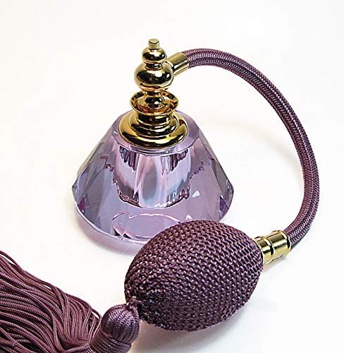 Crystal Perfume Cologne Refillable Empty Atomizer Glass Bottle with Bulb/Tassel Sprayer