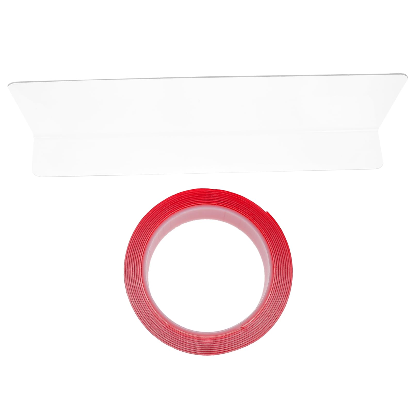 Vaguelly Plastic Shelf Divider Classification Baffles for Supermarkets Stores Practical Side Dividers with Transparent Nano Tape Standard for Organized Displays