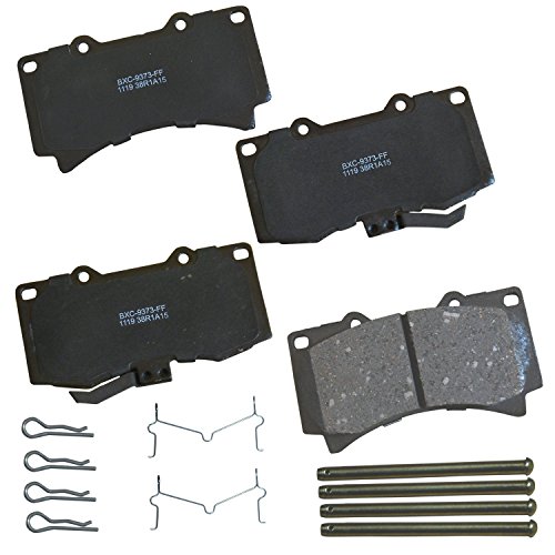Bendix Premium SBC1119 Ceramic Front Brake Pads for Hummer H3 2010-2006, H3T 2010-2009