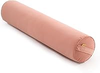 Vista 34 de Almohada larga para la cama – Almohada de refuerzo redonda para adultos, almohada corporal para dormir, soporte ergonómico, 39.37 x 7.87 pulgadas