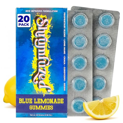 Shrumfuzed Mushroom Gummies Blue Lemonade (20 Count)