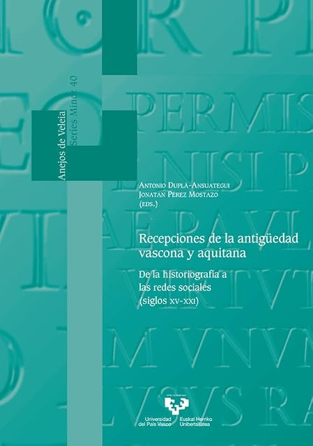Portada de Recepciones de la antigüedad vascona y aquitana