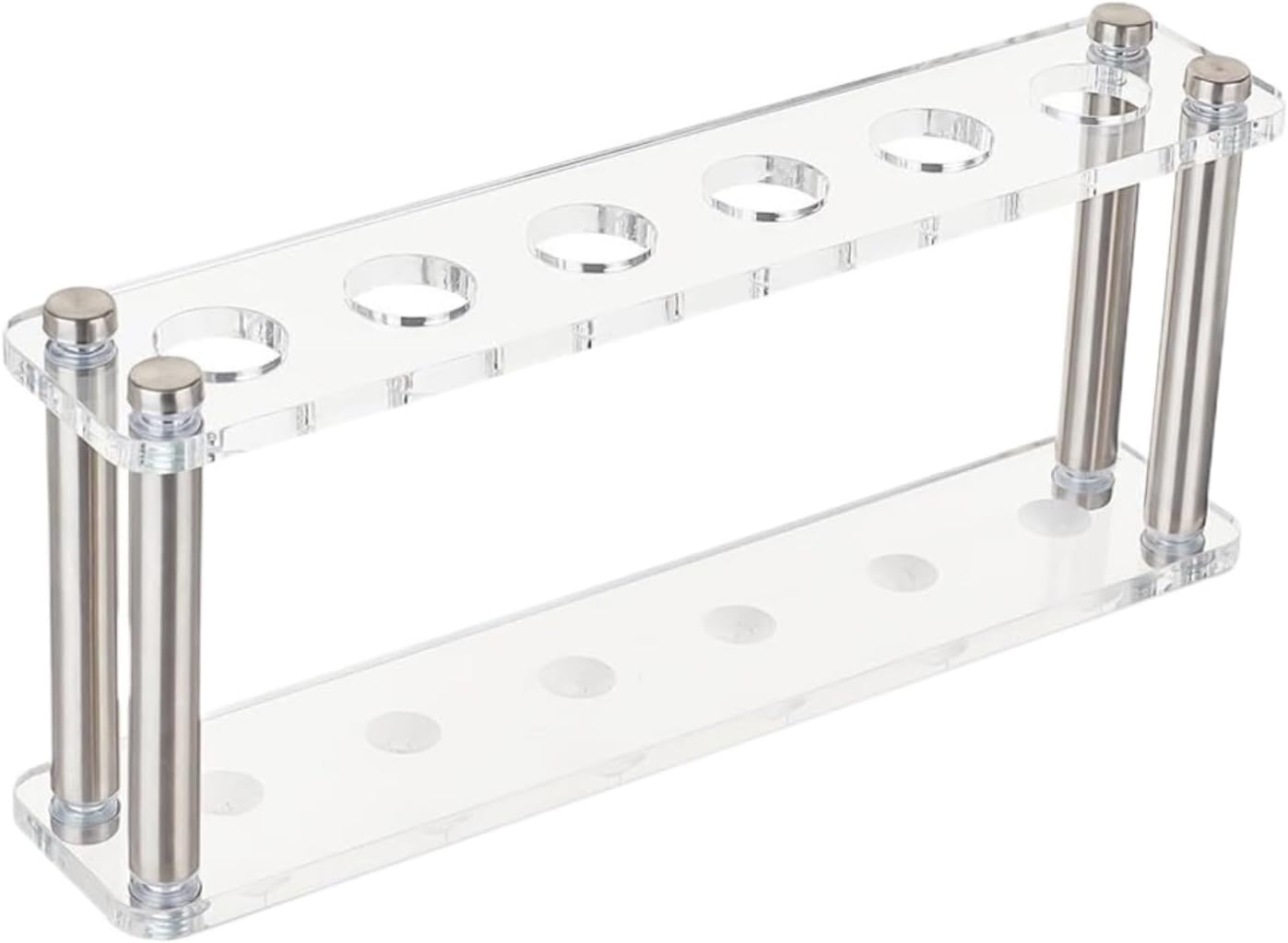 Tube Rack Acrylic Test Tube Rack 6 Holes for Labs Classrooms Home Use Science